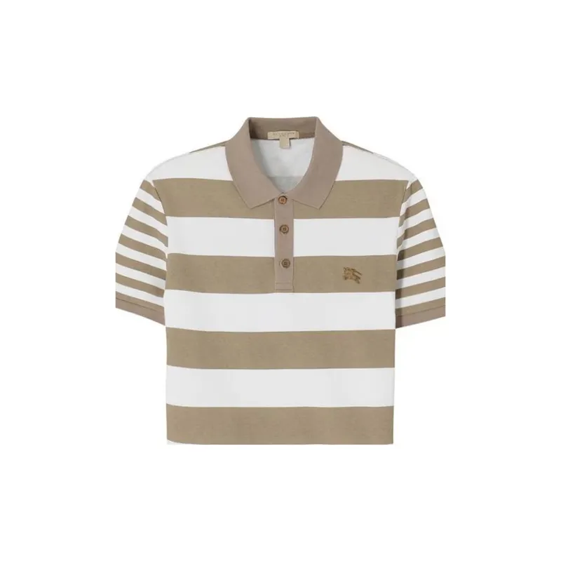 Burberry Polo Shirts Men Beige-3