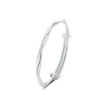 Jinghua Record 999 Fine Silver Bangles Unisex