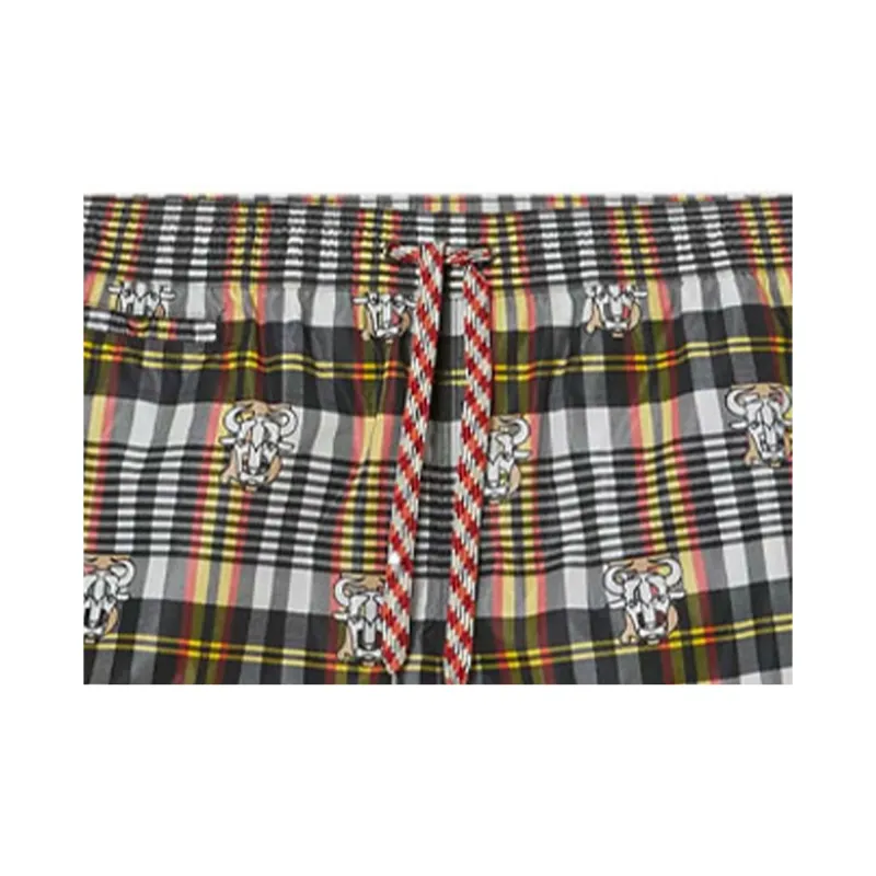 Burberry Casual Shorts Men Zinnia Yellow-3