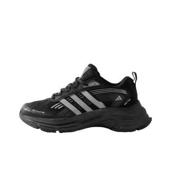 Adidas FC CLASSIC Slip Resistant Breathable Low Top Running Shoes Unisex Black Gray Color