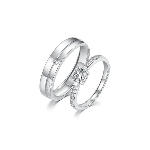 ZUOHUO S999 Fine Silver Rings Unisex