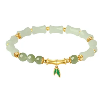 JINLIUFUJIXIANG Hetian Jade Bracelets White Jade/Pale Greenish White Jade Women's