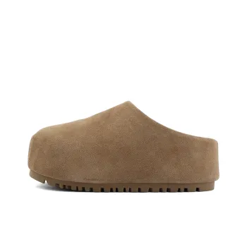CENTRAL&KITTY Rubber Sole Abrasion Resistant Boken Shoes Closed Toe Slippers 6cm Women's