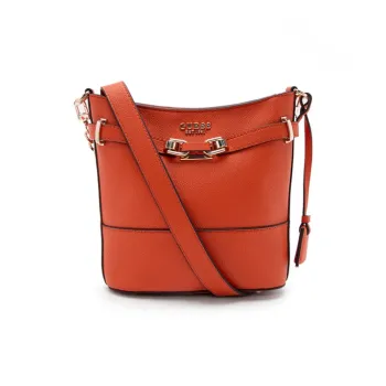 GUESS Artificial Leather Shoulder Bag Women's Brick Red
