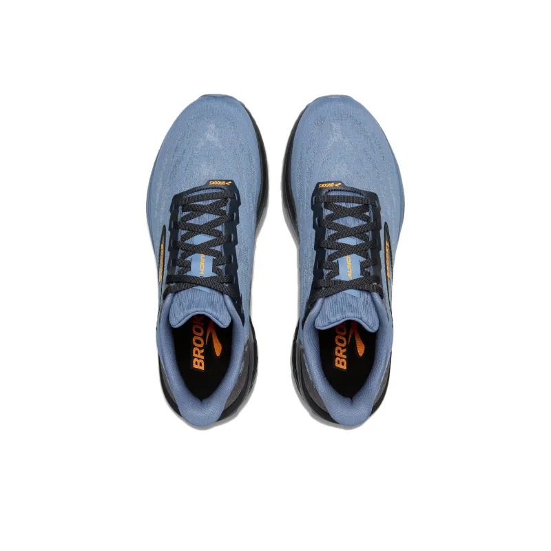 Brooks Durable Breathable Low-Top Casual Running Shoes Men's Blue-2