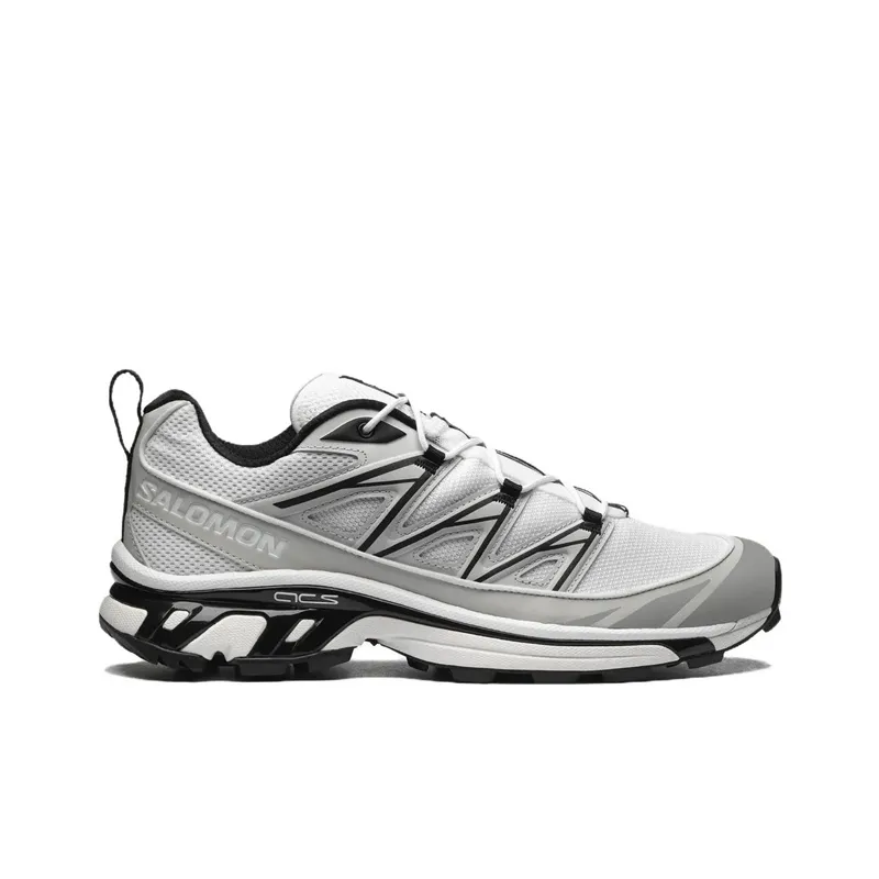 SALOMON XT 6 Slip Resistant Low Top Running Shoes Unisex White Gray-1