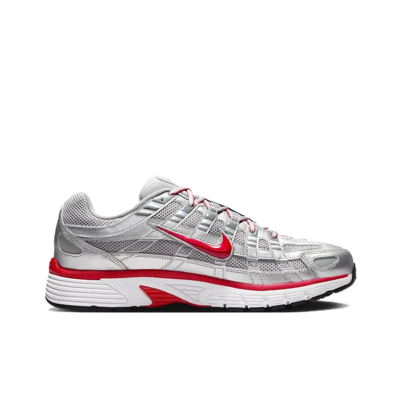 Nike P 6000 Metallic Silver Gym Red-1