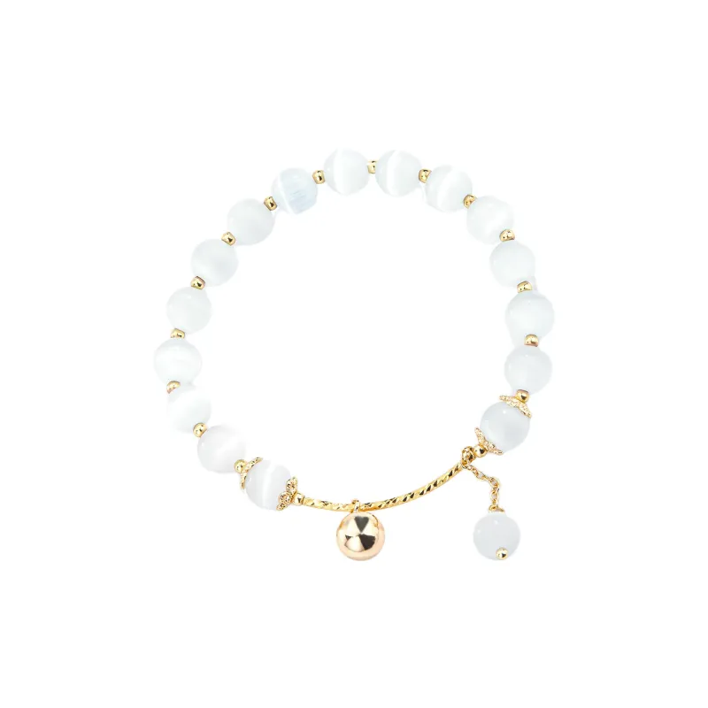 CLARKIA FLOWER Glass Cat Eye Bracelets Women's-0