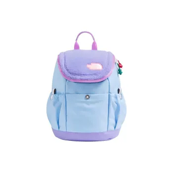 THE NORTH FACE Recycled Polyester Backpacks Mini Kids' Cornflower Blue With Purple