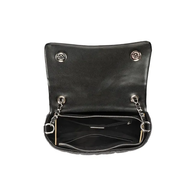 Disney Mickey Series Synthetic Leather Chain Bag Shoulder Bag Crossbody Bag, Shoulder Bag Medium Size Women's Black-5