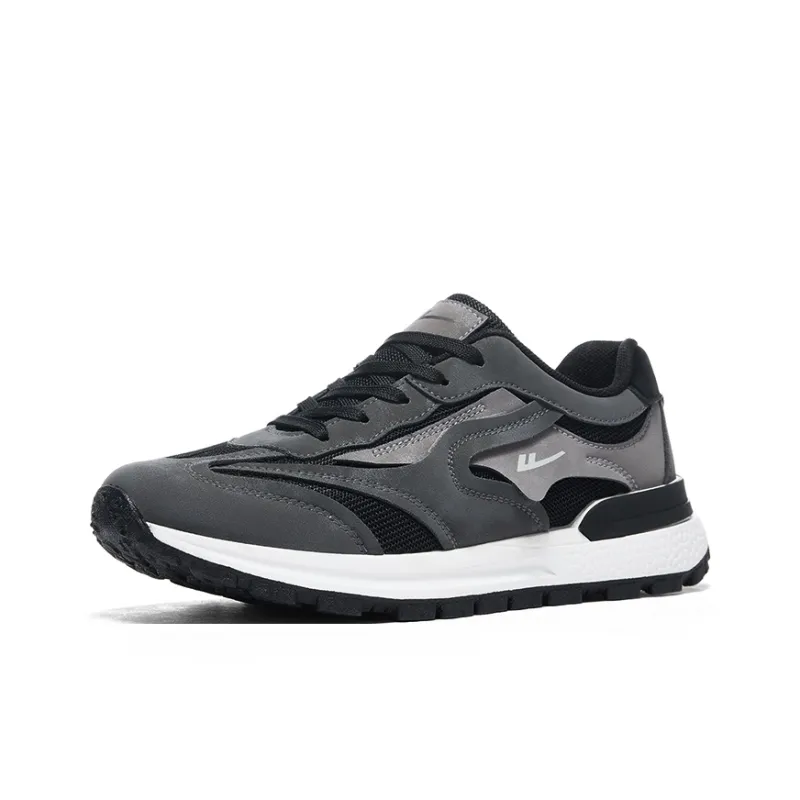 Warrior Mars 3.0 Lightweight Wear-Resistant And Slip-Resistant Low-Top Casual Shoes Men's Black Gray Color-1