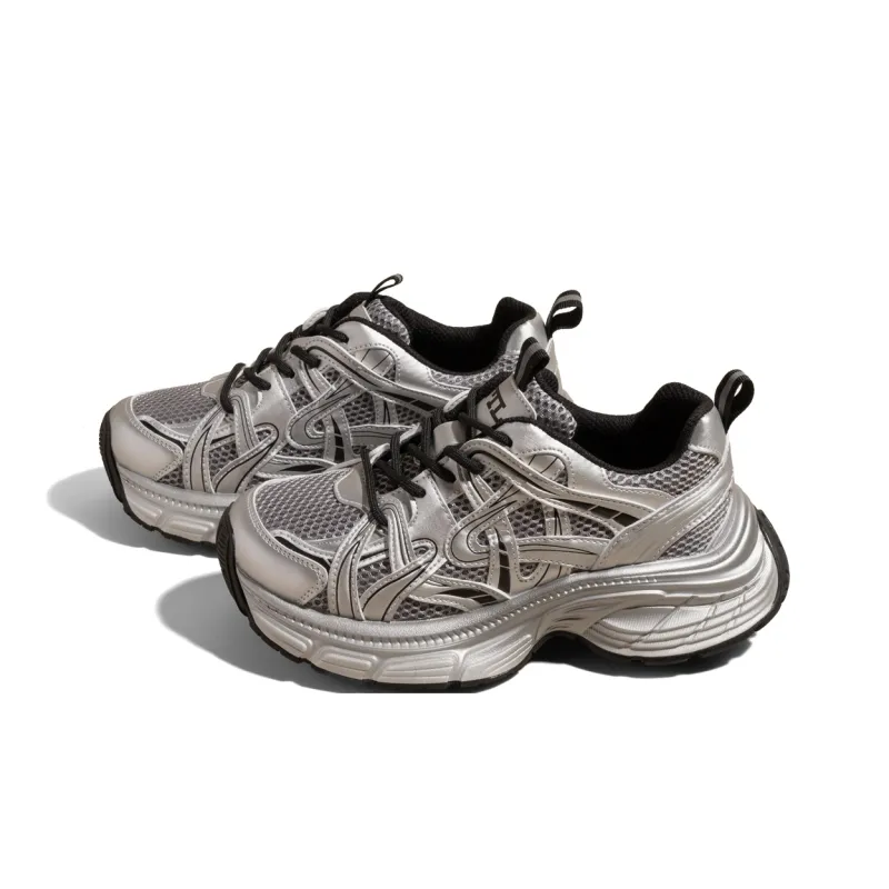 KODI Anti-Slip Wear-Resistant Low-Top Chunky Sneakers Women's-1