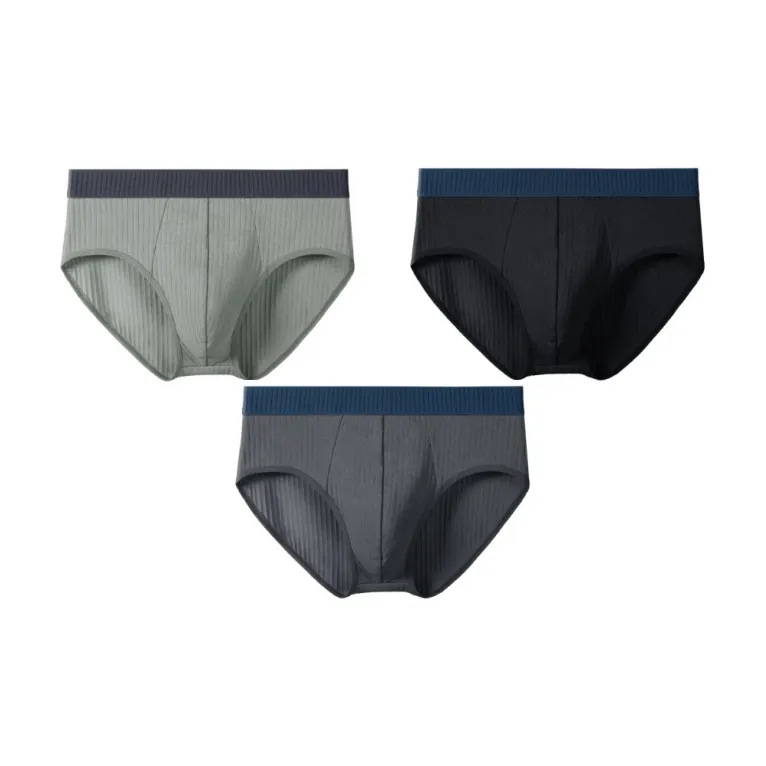 Qiao Ni Tong Underpants Men's 3 Pack-8