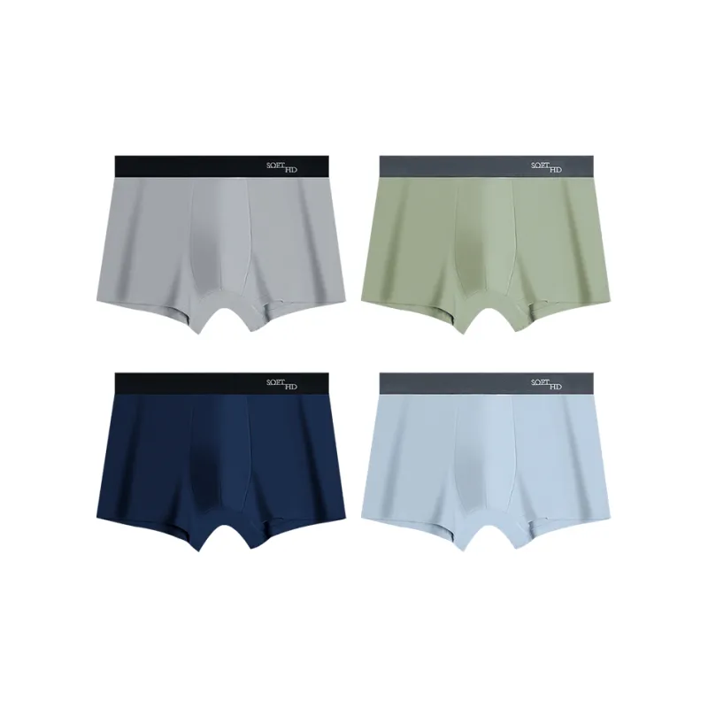 Red Bean Underpants Men's 4 Pack-0