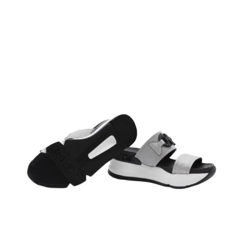 RUCOLINE R-Evolve Slide Slippers 6cm Women's Silver-6
