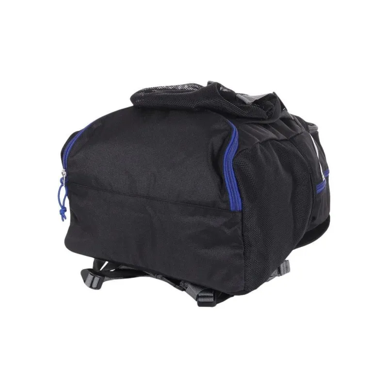 Adidas Polyester Backpack Regular Men's Black & Blue-5