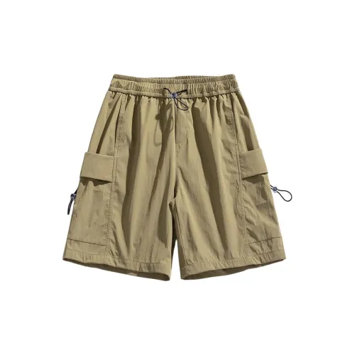 PAINT STAIN Cargo Shorts Unisex Black