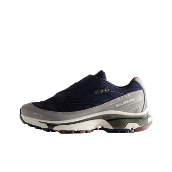 KITH x SALOMON Anti Slip Wear Resistant Low Top Running Shoes Unisex Blue Purple Gray