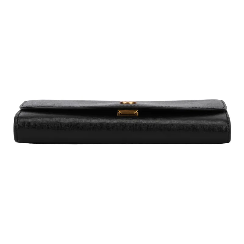 TORY BURCH Robinson Leather Shoulder Bag, Crossbody Bag Regular Women's Black-3