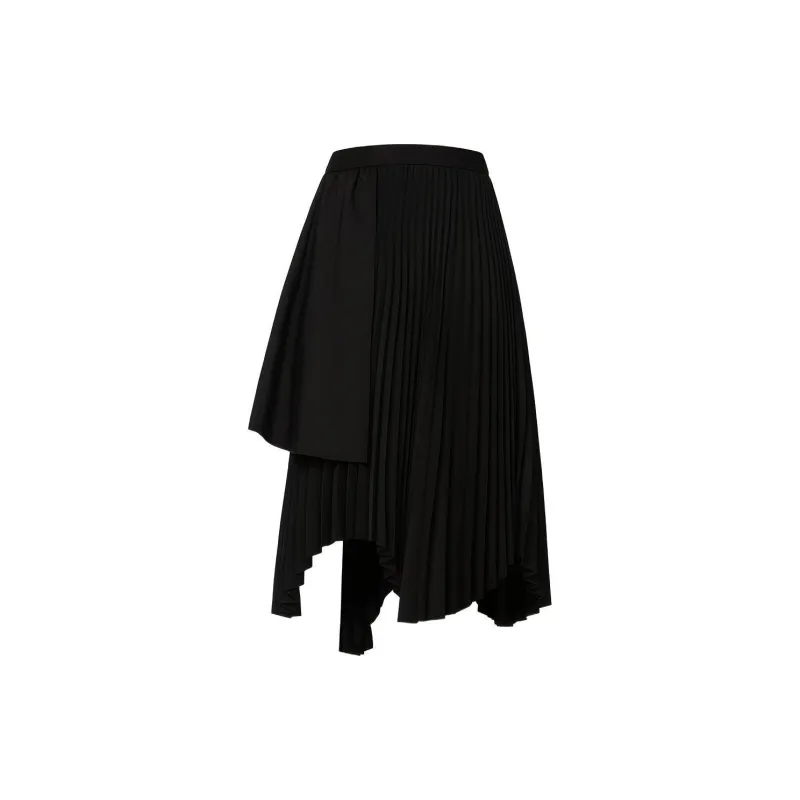EVISU Casual Long Skirts Women's Black-1