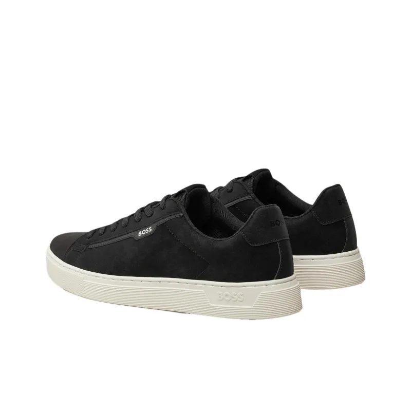 HUGO BOSS Rhys Low Top Skateboard Shoes Men's Black-3