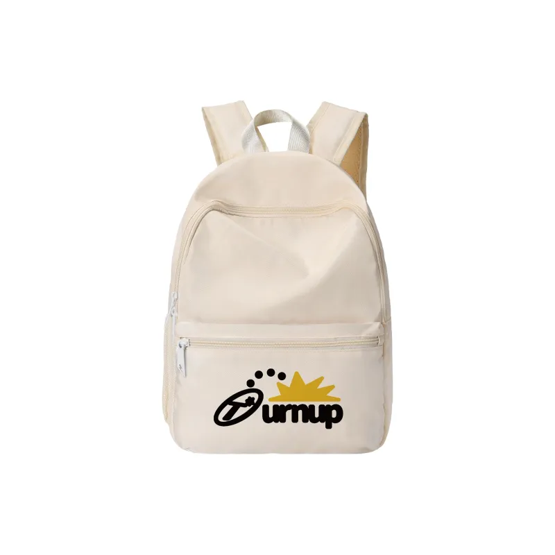 TURN UP Polyester Backpack Regular Unisex Apricot-4
