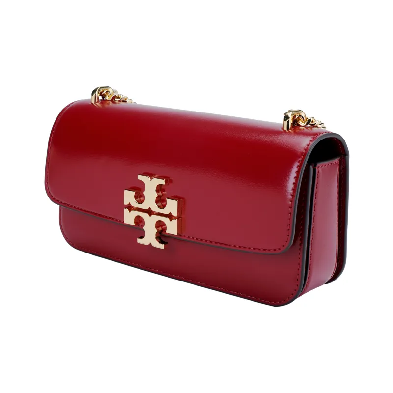 TORY BURCH Eleanor Cow Leather Portable Crossbody Bag, Shoulder Bag Trumpets Women's Gemstone Red-1