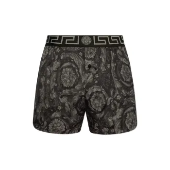 VERSACE Barocco Pattern Printed Underwear Shorts