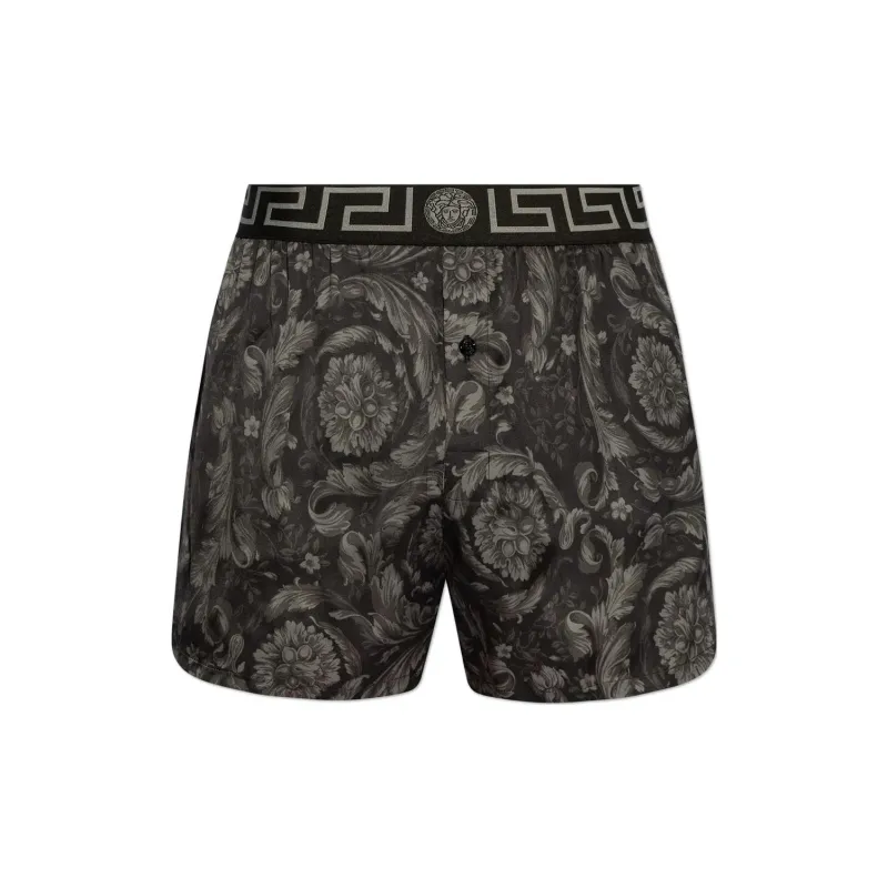 VERSACE Barocco Pattern Printed Underwear Shorts-0