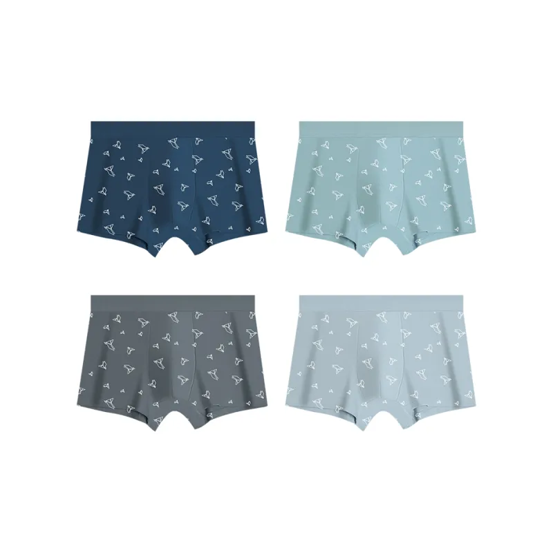 Red Bean Underpants Men's 4 Pack-6