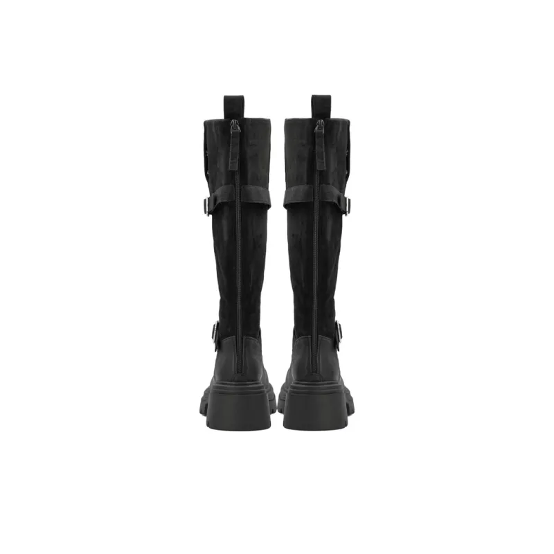 Little Sue Knee high Boots Women's Black-3