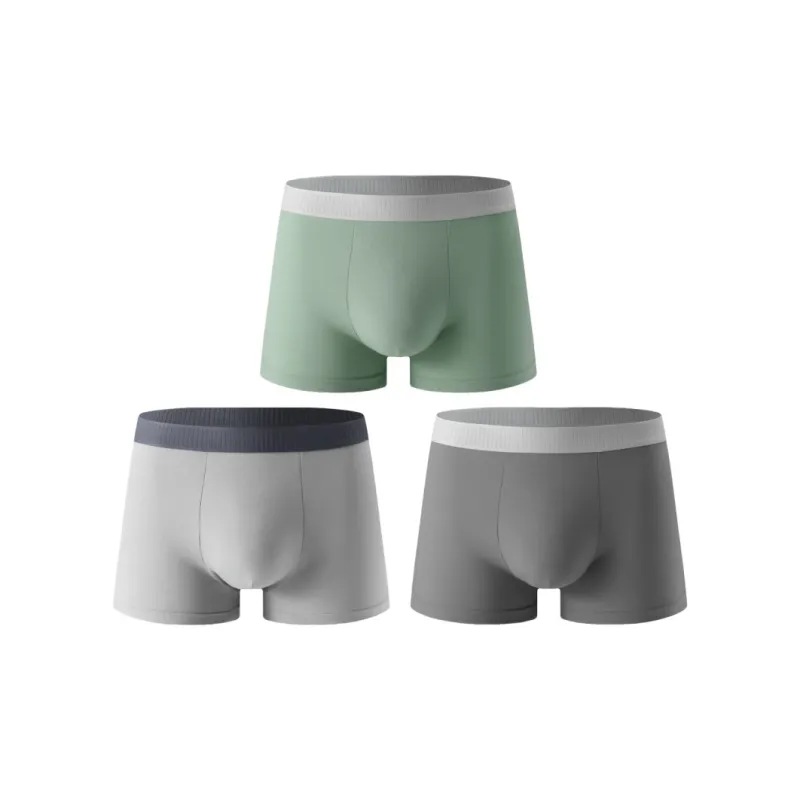 Qiao Ni Tong Underpants Men's 3 Pack-8