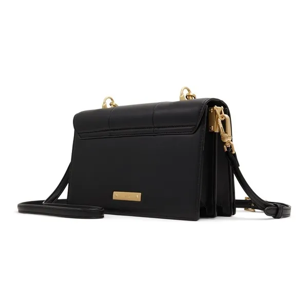 ALDO Artificial Leather Crossbody Bag Medium Size Women's White/Black-4
