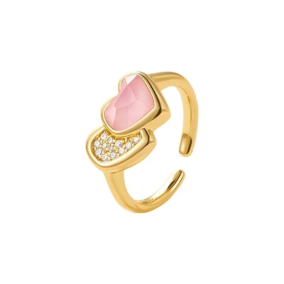 Amber Lollipop AMOUR Collection Shell Rings Women's-7