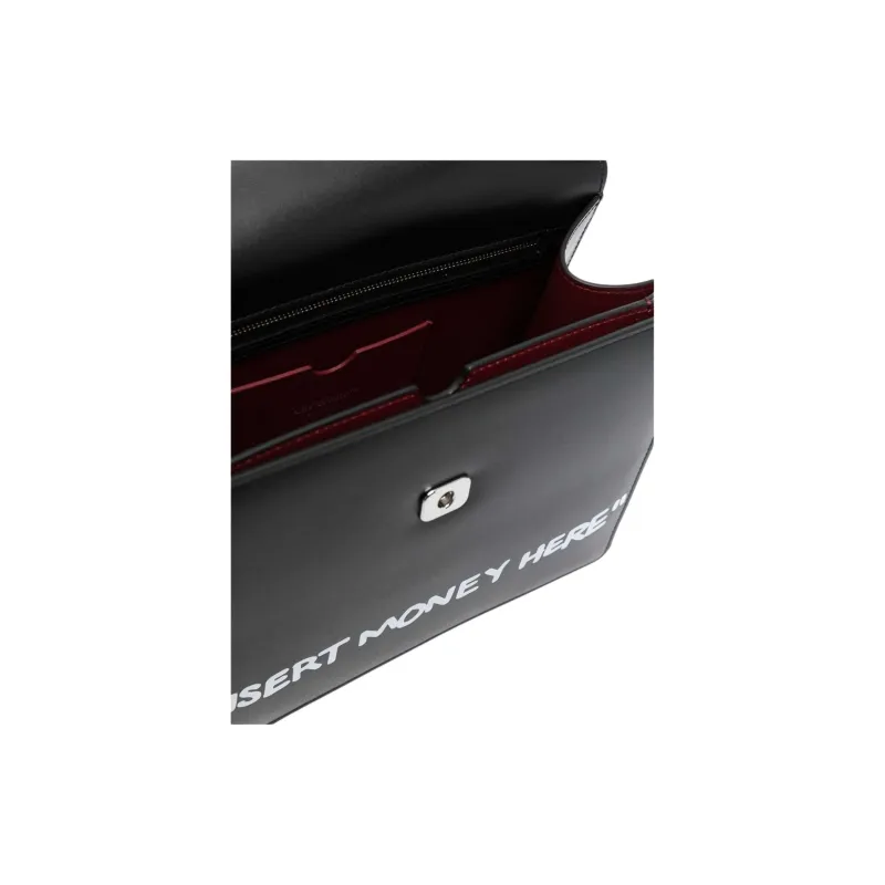 OFF WHITE Jitney 2.8 Logo Plaque Tote Bag-3