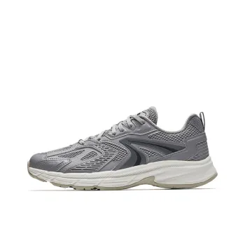 Anta Anti Slip Wear Resistant Low Top Casual Running Shoes Men's Dove Gray