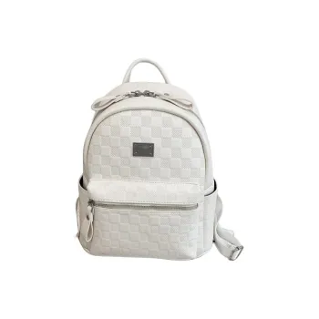 OKEKE PU Backpack Regular Women's Ecru/Black