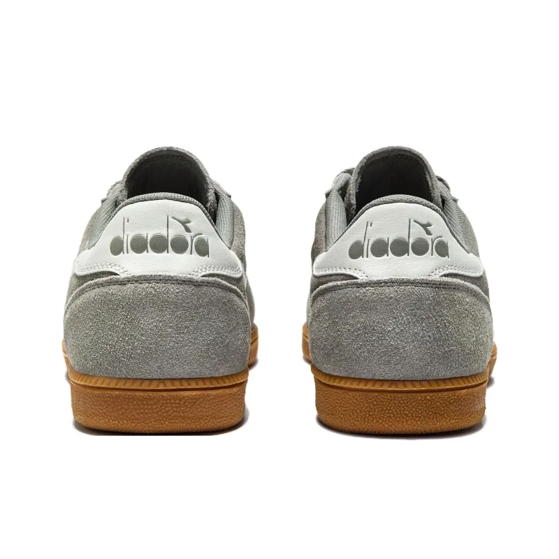 Diadora Anti Slip Wear Resistant Low Top Casual Shoes Unisex Gray-3