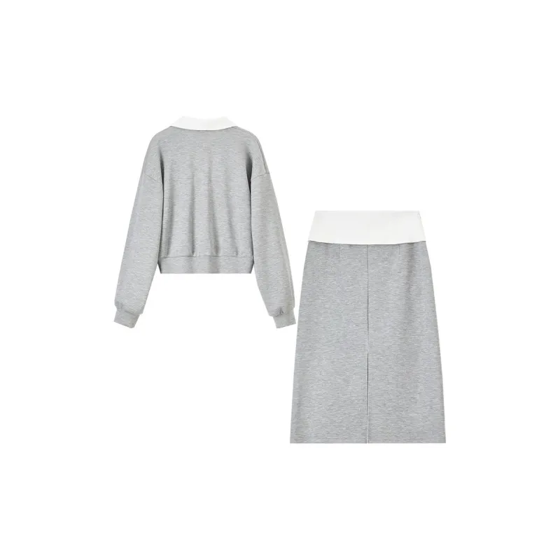 SENTUBILA Casual Suit Women's Gray-1