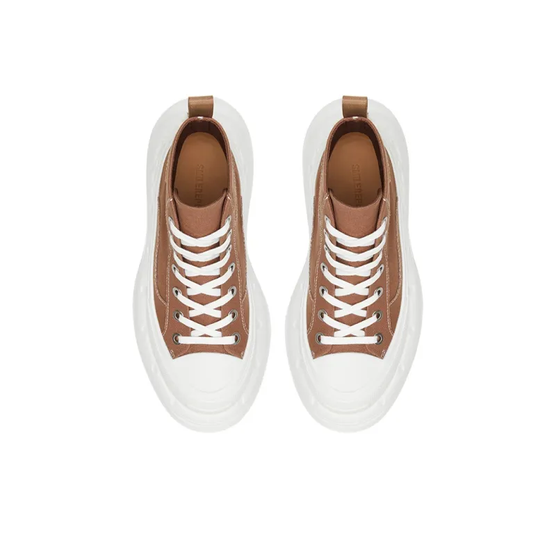 SMILEREPUBLIC QUEEN Anti Slip And Wear Resistant Height Increasing High Top Casual Shoes Unisex-18