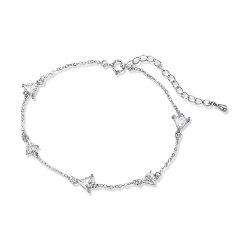 Hi There S9257 Silver Bracelets Women's-0