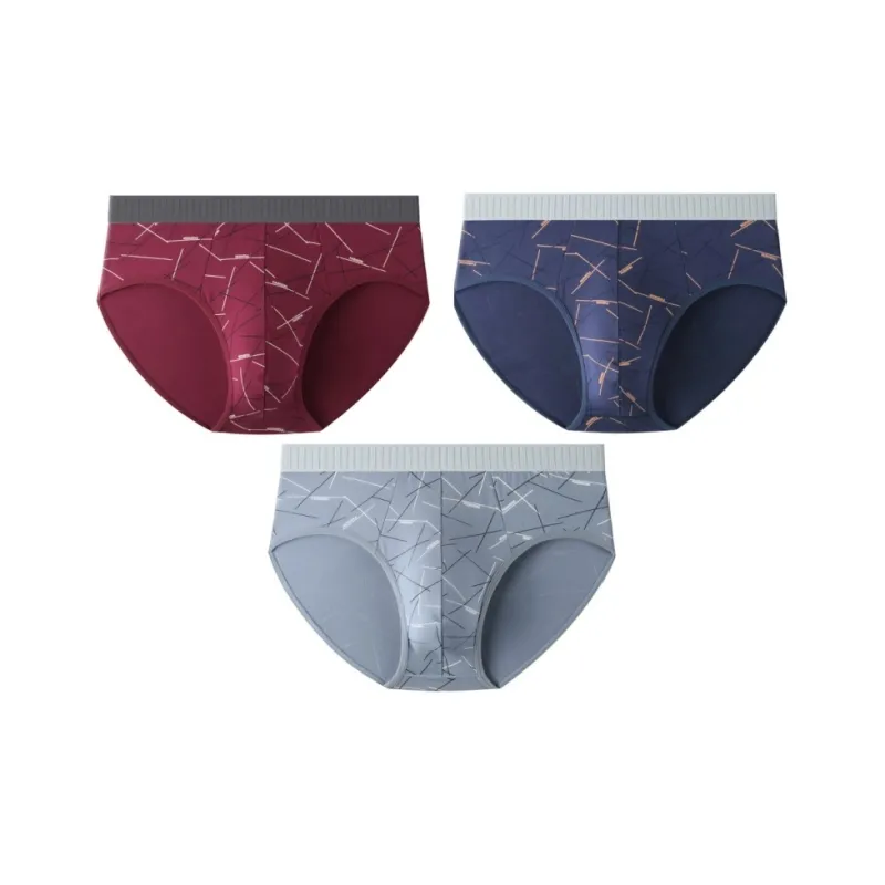 Qiao Ni Tong Underpants Men's 3 Pack-10