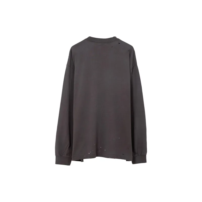 Maison Mihara Yasuhiro Leon print Distressed T shirt-1