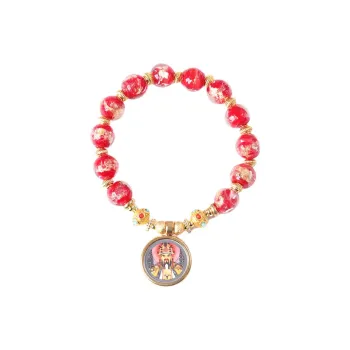 Ryukyu Colored Glaze Jade Bracelets Unisex