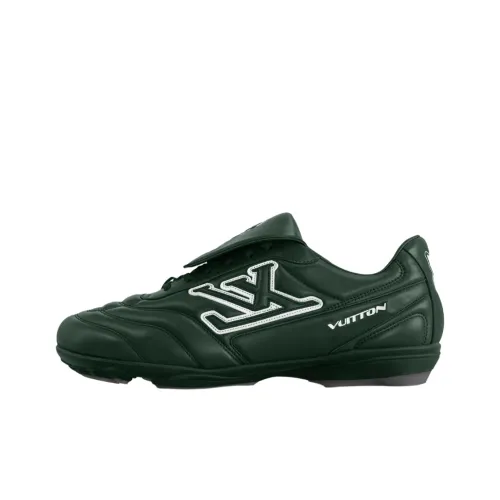 LOUIS VUITTON LV Footprint Soccer Low Top Casual Shoes Men's Green