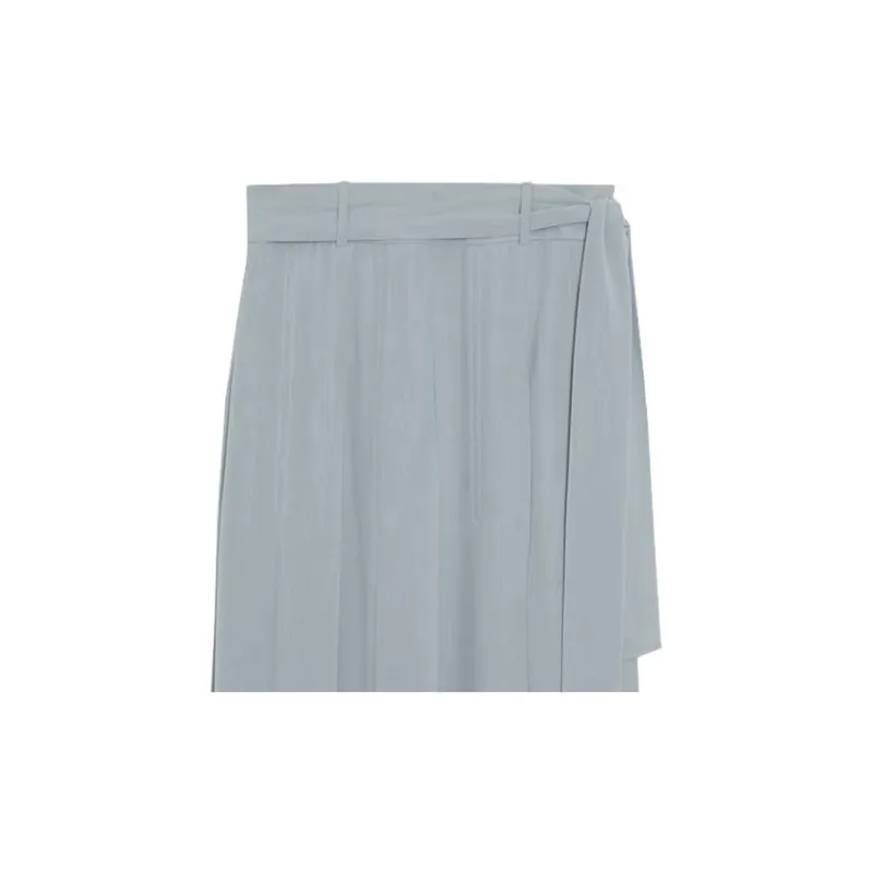 Burberry Casual Long Skirts Women's Dark Elegance Blue-4