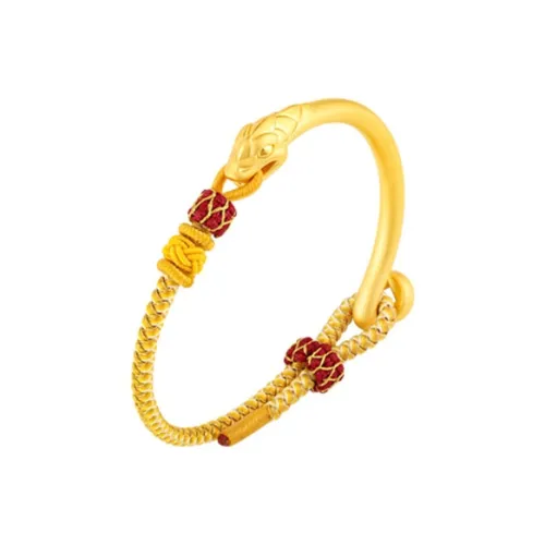 Old Qingyun Silver Building Gold Bracelet Women's