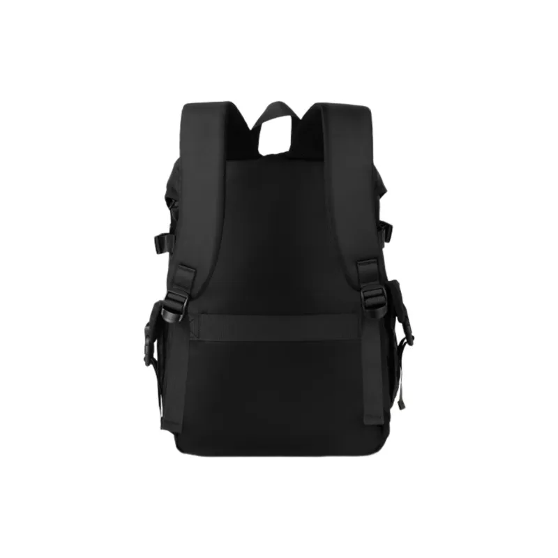 Warrior Nylon Fabric Backpack Regular Unisex Black-3