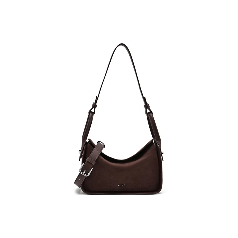 PEDRO Litchi Grain Top Grain Cow Leather Shoulder Bag Women's Multicolor-50