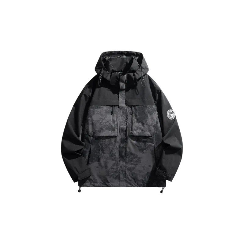Yalu Abrasion Resistant, Breathable, Cold Resistant, Waterproof, Windproof Windbreaker Jacket Unisex-0